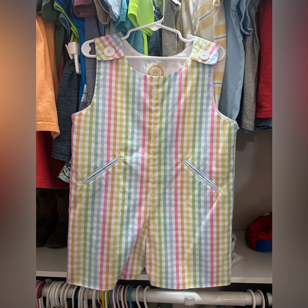 Beaufort Bonnet size 3 plaid jonjon